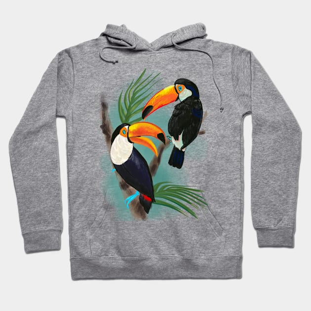 Toucans in the tree Hoodie by Orangerinka